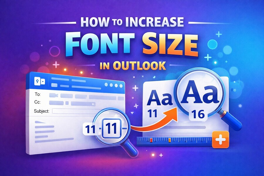 How to Increase Font Size in Outlook